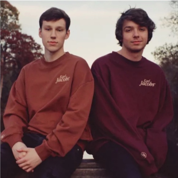 Karl Jacobs MrBeast Youtube Sweater Size Medium a color Desert - Picture 1 of 12